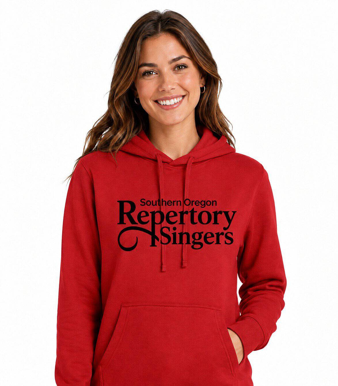 Rep Singers Branded Hoodie (RED)