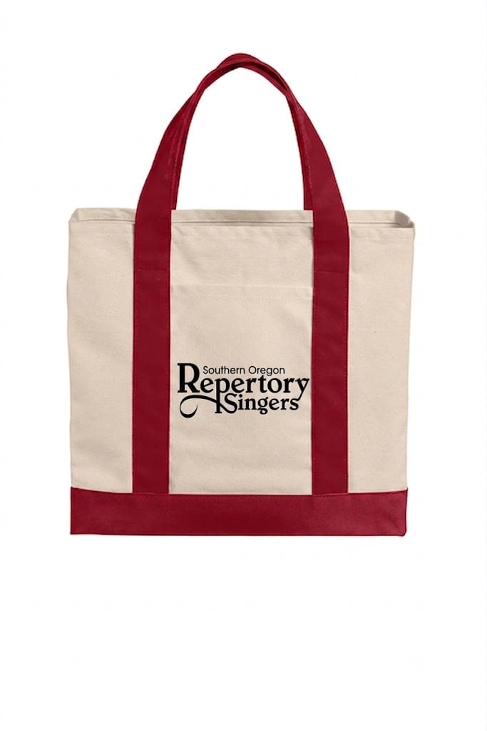 Rep Singers Branded Canvas Tote Bag (RED)