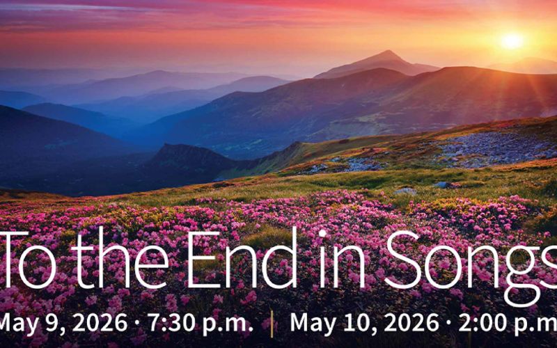 To the End in Songs May 2026 choral concert by Southern Oregon Repertory Singers